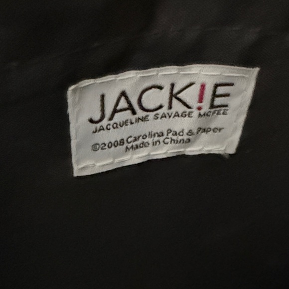 JACKIE Lap Top Case, Pink Floral, Crossbody, 54” strap, Padded Interior, Pockets - Picture 10 of 10